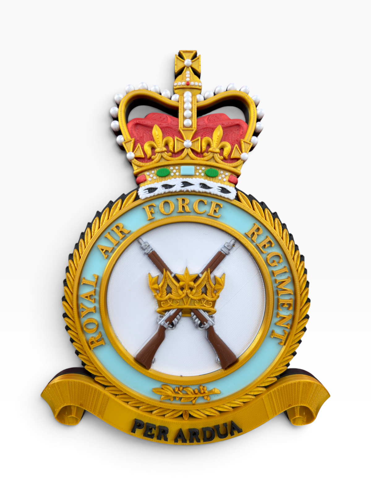 Royal Air Force Regiment Badge – Queen's Crown | Officially Licensed