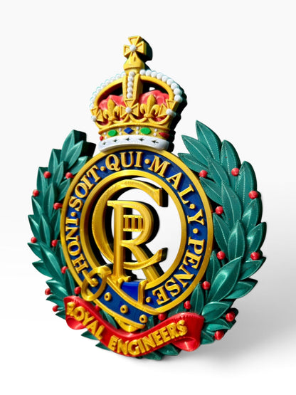 Royal Engineers King's Crown Cap Badge | Officially Licensed