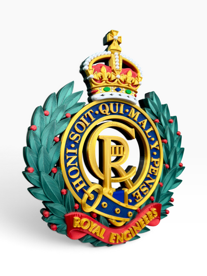 Royal Engineers King's Crown Cap Badge | Officially Licensed
