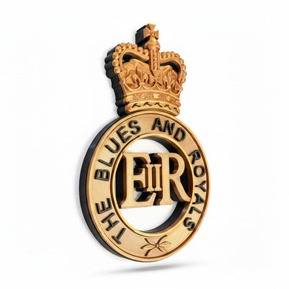 Blues and Royals Queen's Crown Cap Badge