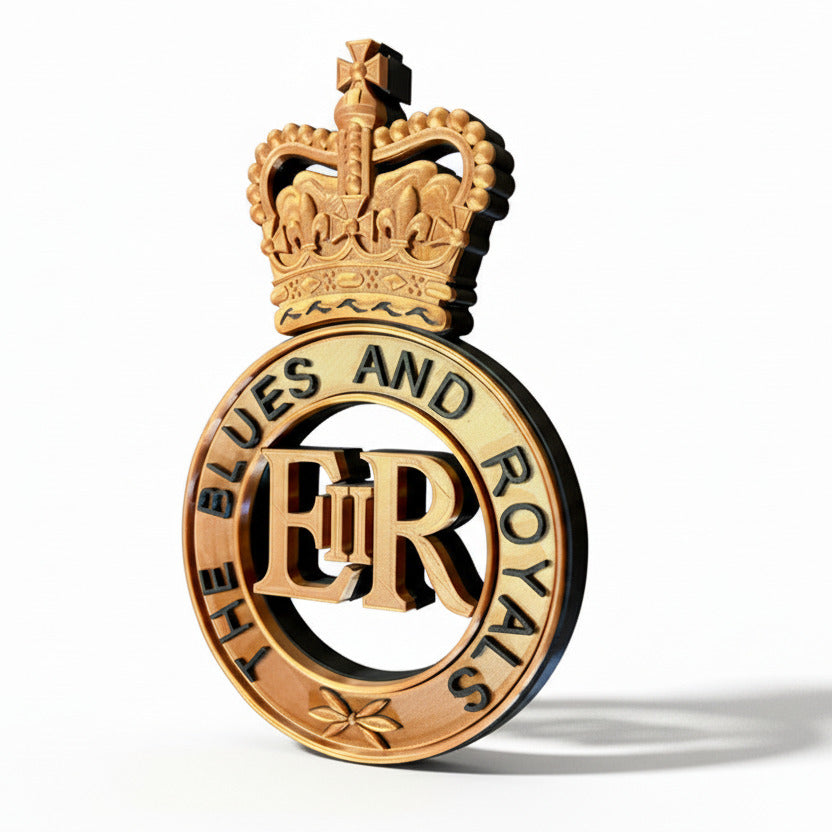 Blues and Royals Queen's Crown Cap Badge
