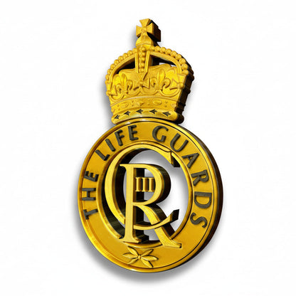 The Life Guards 3D Printed Cap Badge King's Crown