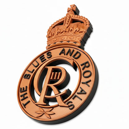 Blues and Royals King's Crown Cap Badge