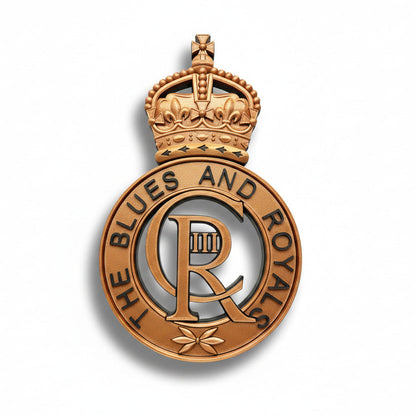 Blues and Royals King's Crown Cap Badge