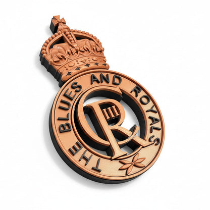 Blues and Royals King's Crown Cap Badge