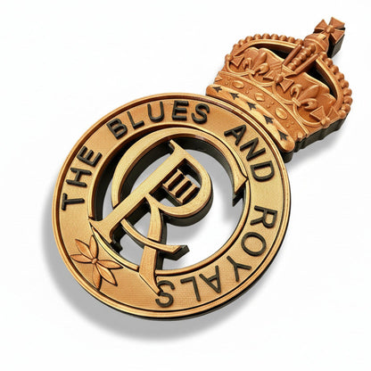 Blues and Royals King's Crown Cap Badge