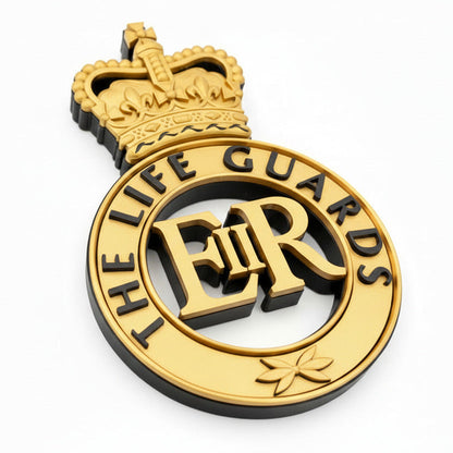 The Life Guards Queen's Crown Cap Badge