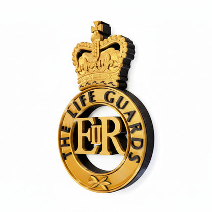 The Life Guards Queen's Crown Cap Badge