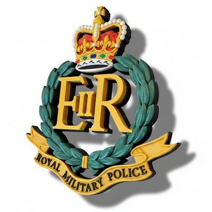 Royal Military Police Queen's Crown Cap Badge