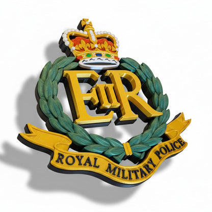 Royal Military Police Queen's Crown Cap Badge