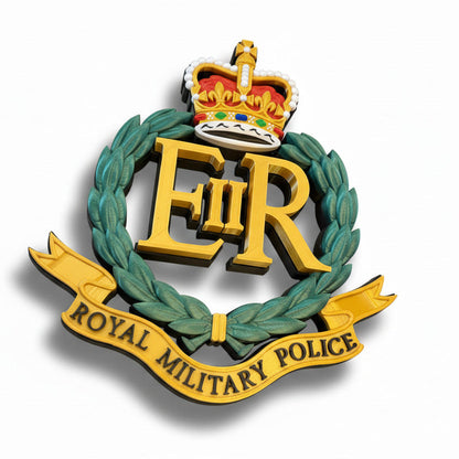 Royal Military Police Queen's Crown Cap Badge
