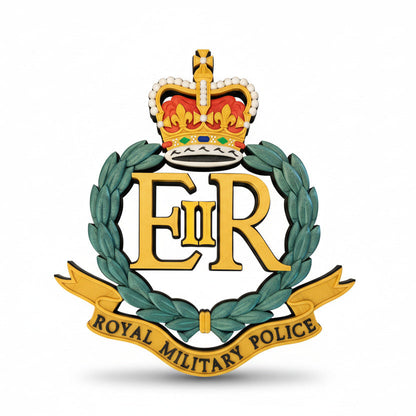 Royal Military Police Queen's Crown Cap Badge
