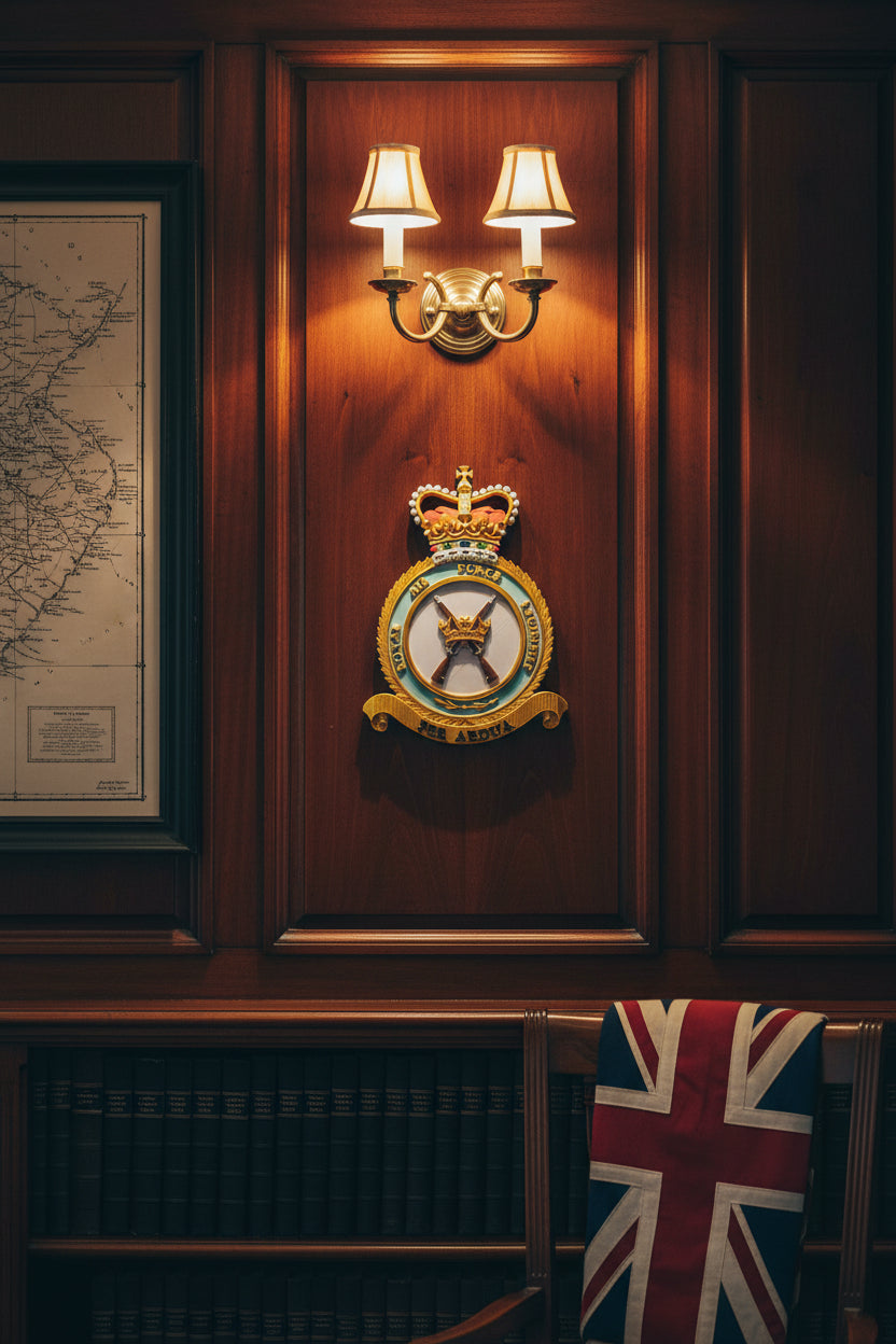 Royal Air Force 3D Printed Regimental Crest Queen's Crown