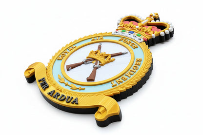 Royal Air Force 3D Printed Regimental Crest Queen's Crown