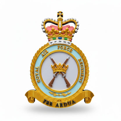 Royal Air Force 3D Printed Regimental Crest Queen's Crown