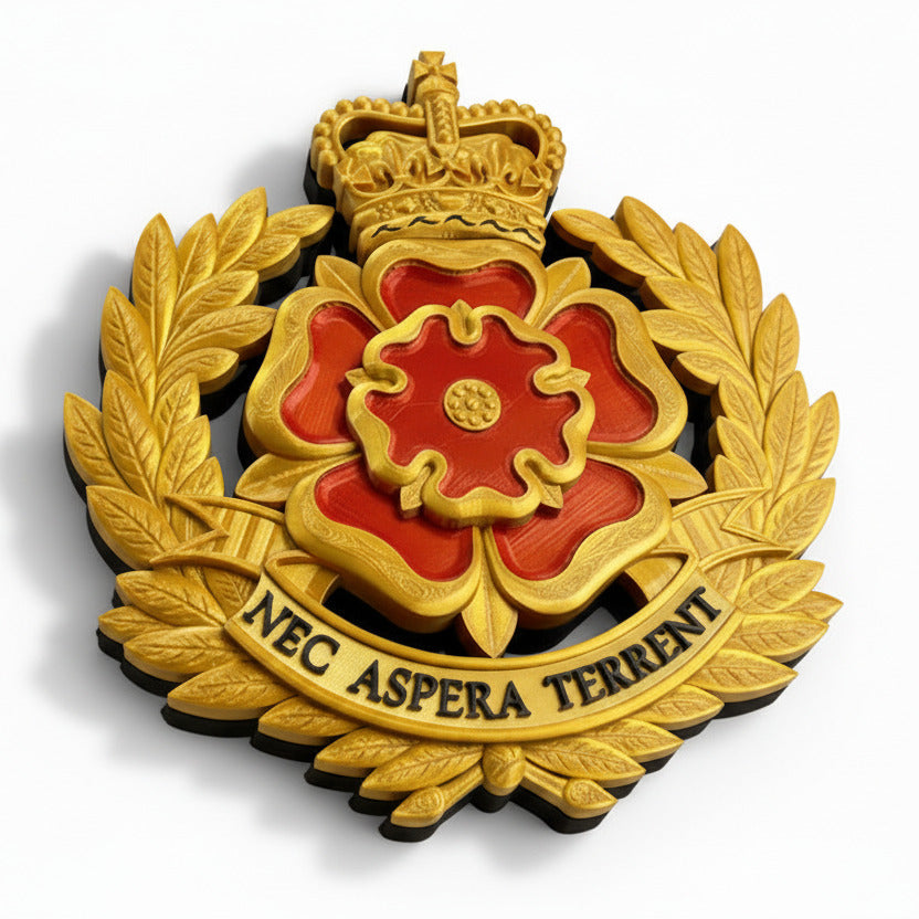 Duke of Lancaster's Regiment Queen's Crown Cap Badge
