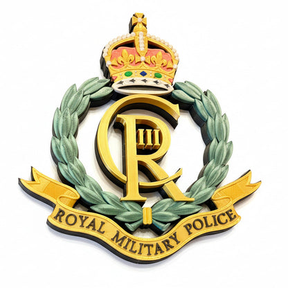 Royal Military Police King's Crown Cap Badge