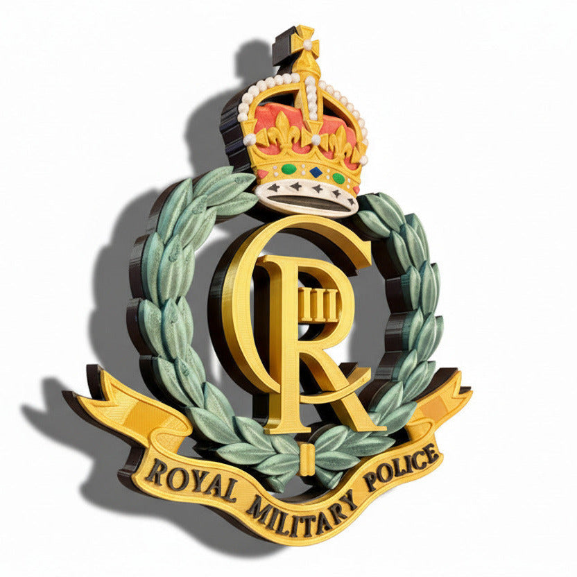 Royal Military Police King's Crown Cap Badge