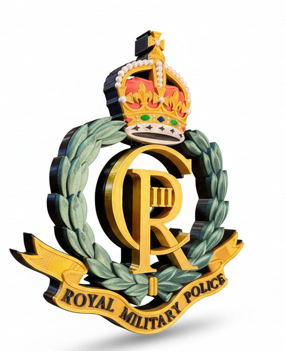 Royal Military Police King's Crown Cap Badge