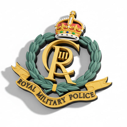 Royal Military Police King's Crown Cap Badge