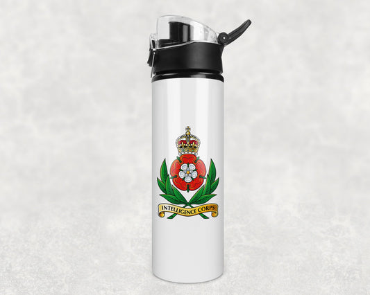 Intelligence Corps KC - Flip Top Water Bottle