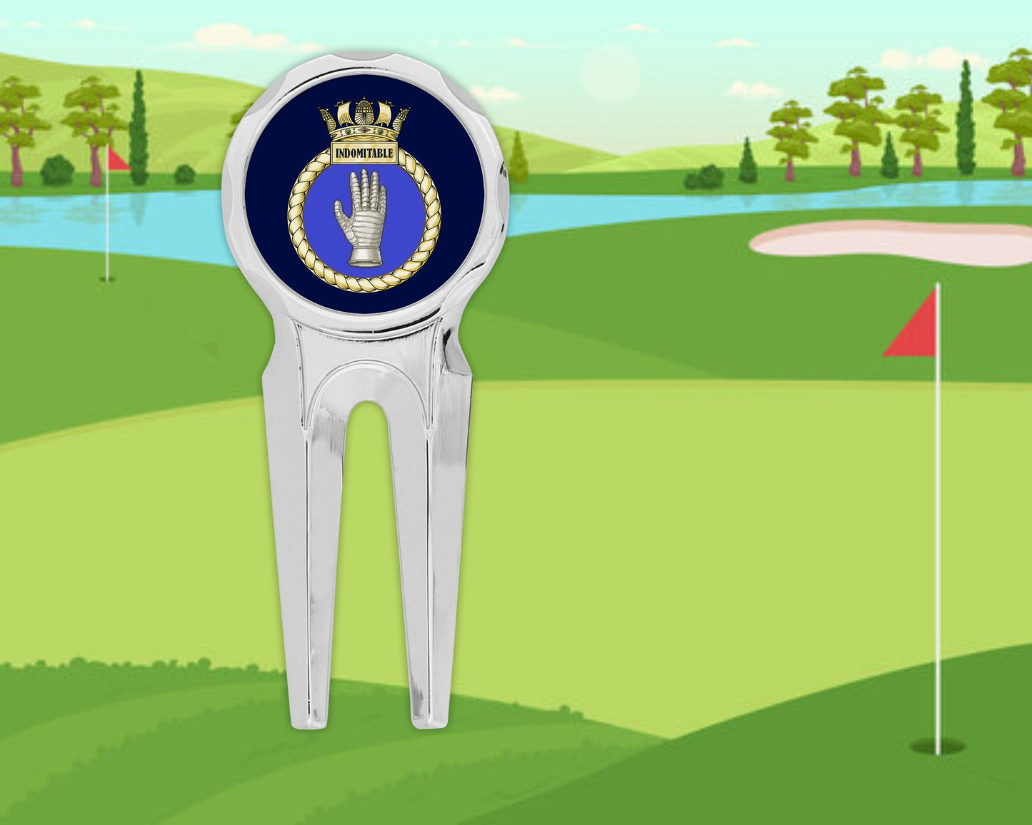 HMS Indomitable - Golf Divot Repair Tool