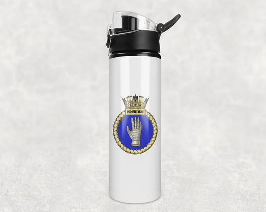 HMS Indomitable - Flip Top Water Bottle