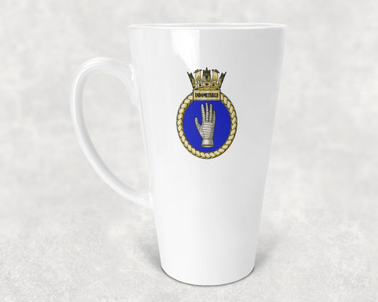 HMS Indomitable - Latte Mug 17oz