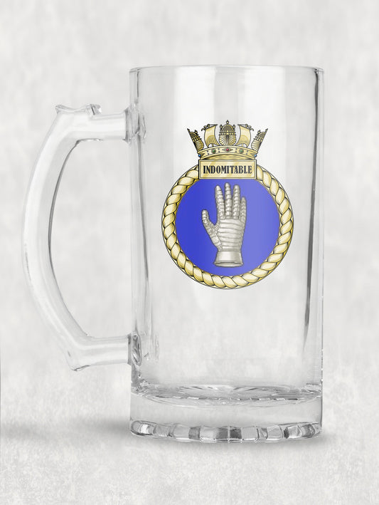 HMS Indomitable - Tankard/Beer Mug/Stein