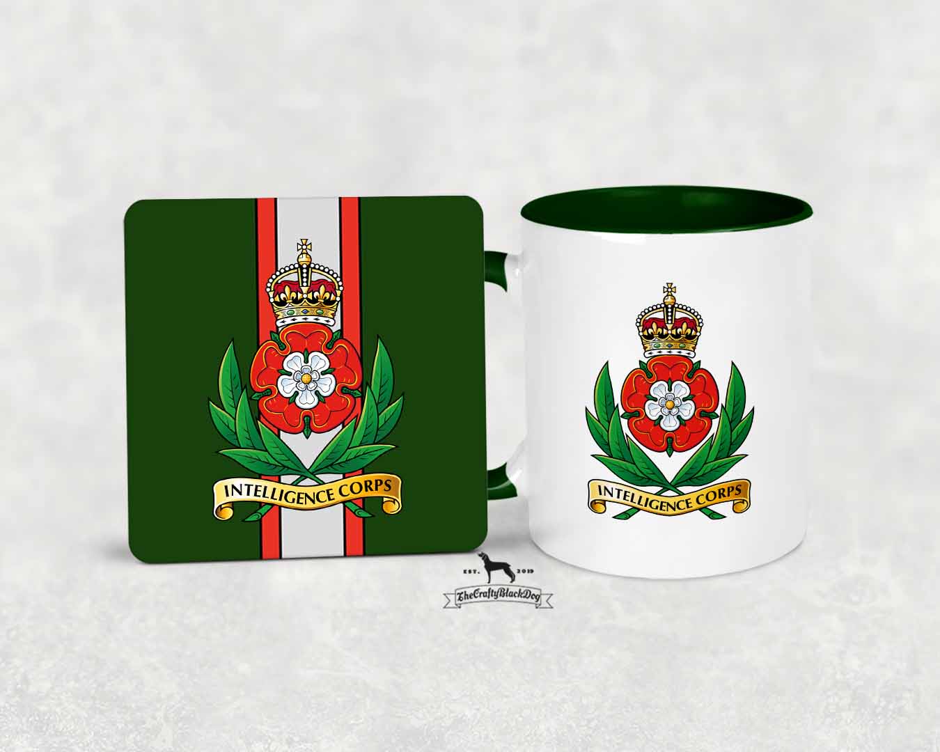 Intelligence Corps - MUG and COASTER SET