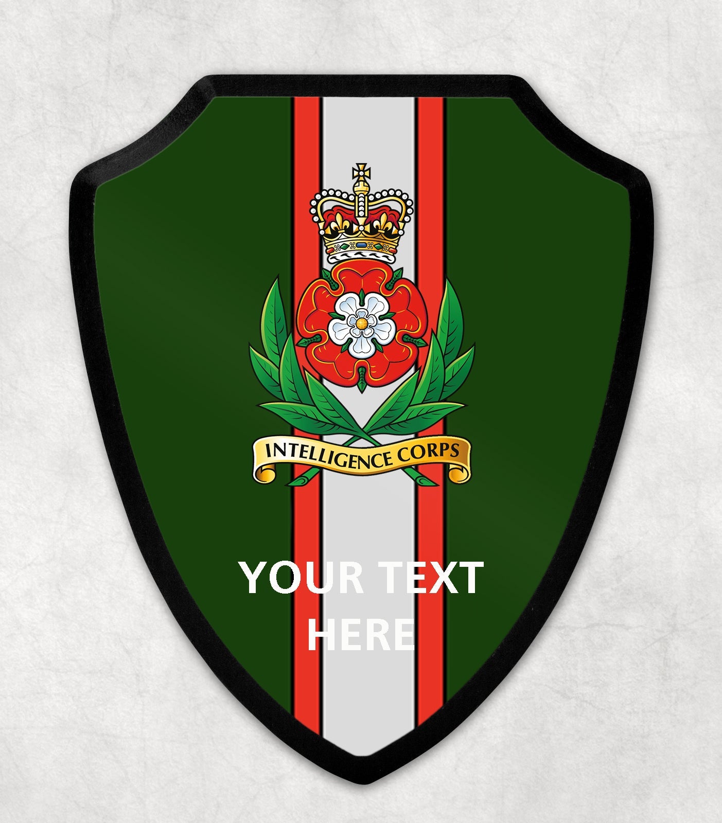 Intelligence Corps Cap Badge - Printed Wall Shield