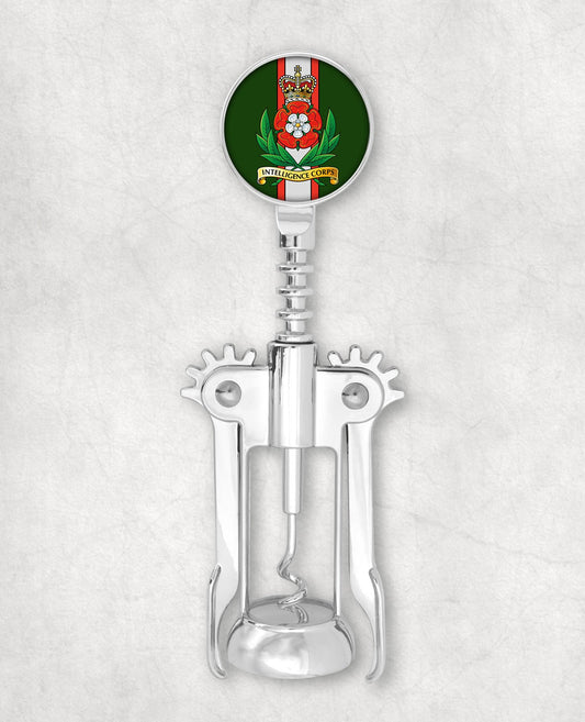 Intelligence Corps Cap Badge - Corkscrew