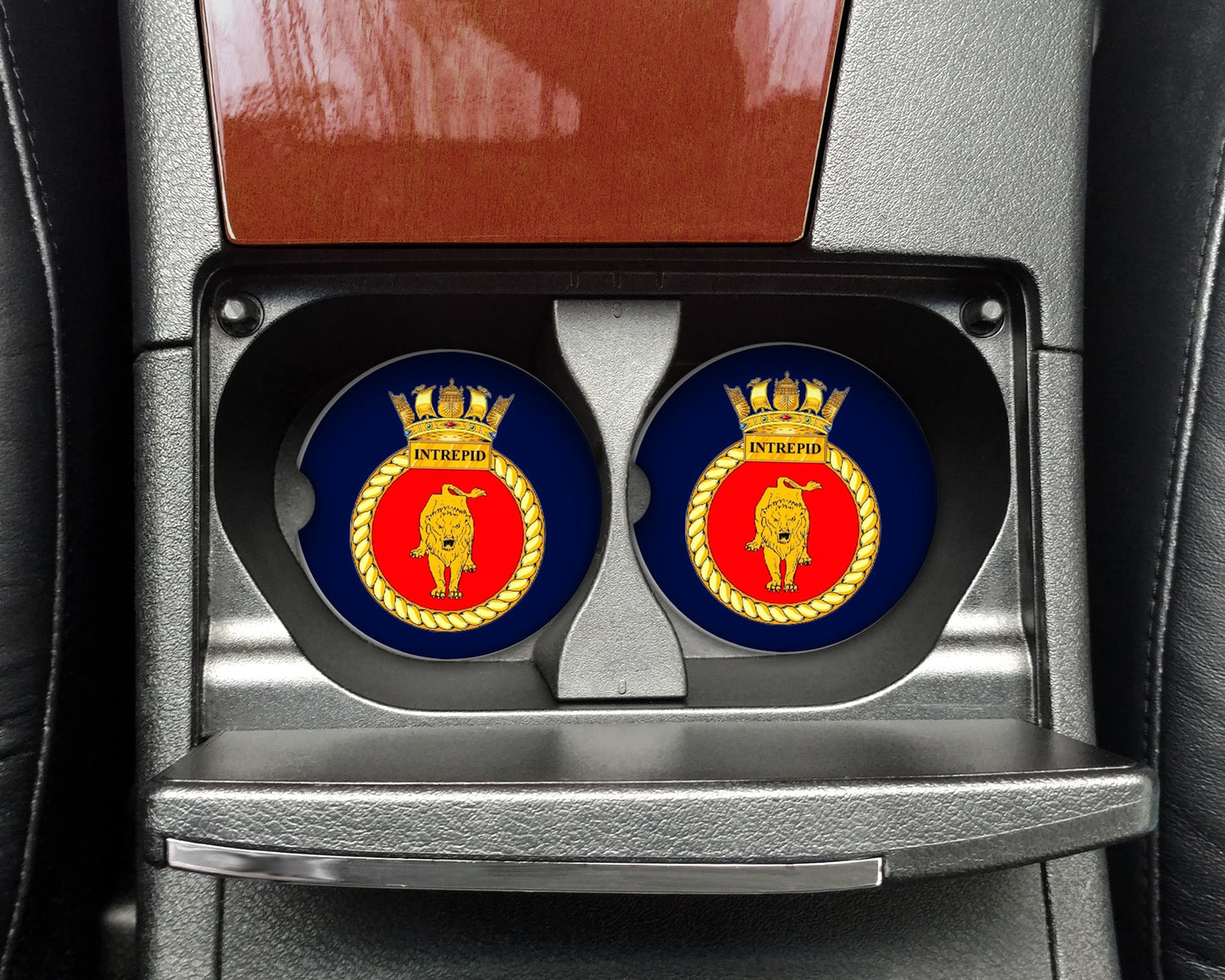 HMS Intrepid - Car Coasters
