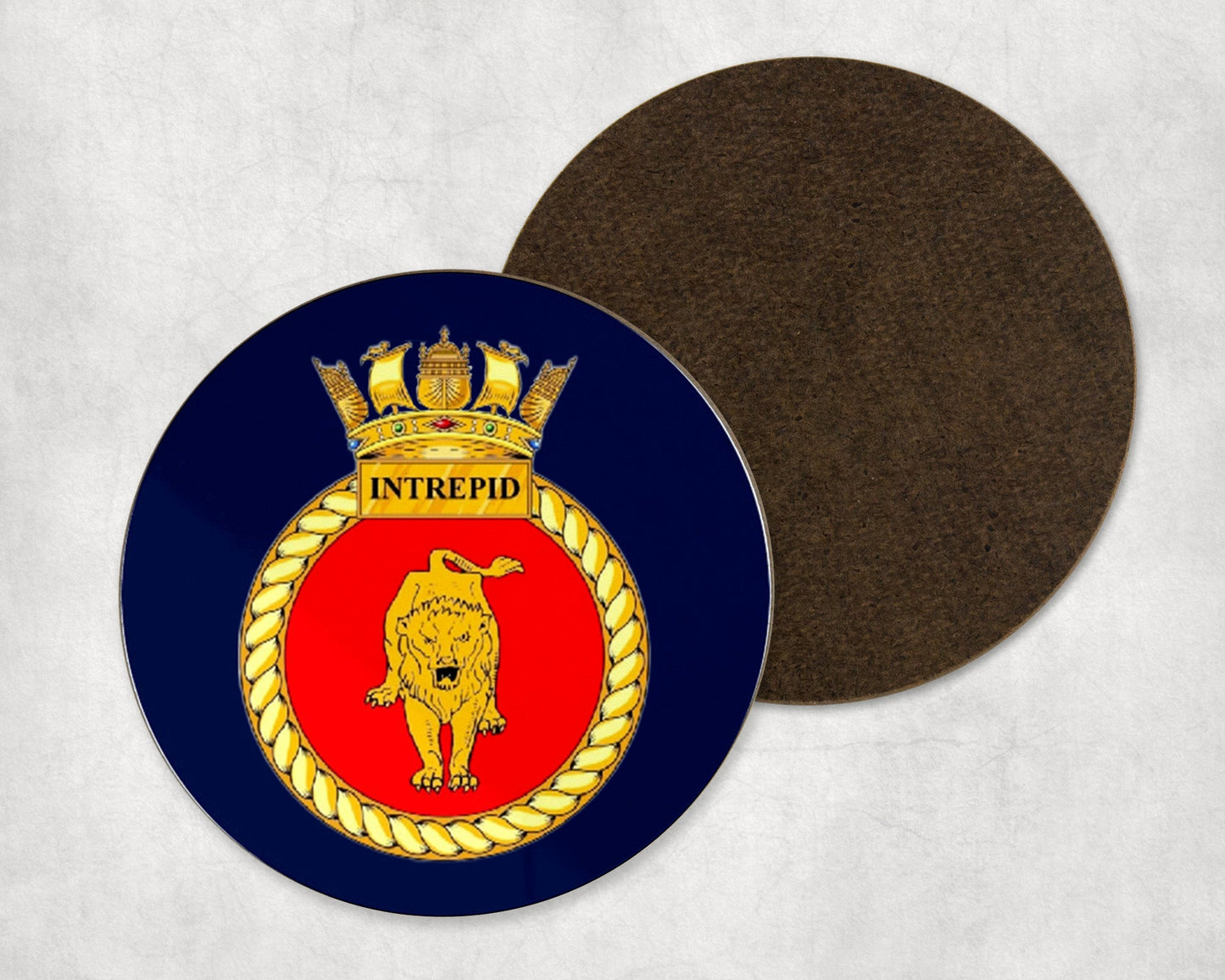HMS Intrepid - Round Coaster Set