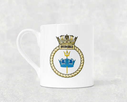 HMS Invincible - Bone China Mug