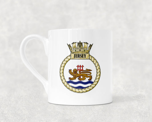 HMS Jersey - Bone China Mug