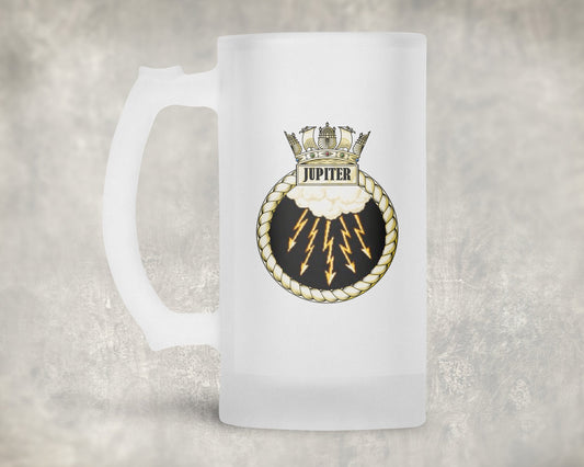HMS Jupiter - Frosted Stein/Tankard/Beer Mug - Frosted Stein/Tankard/Beer Mug