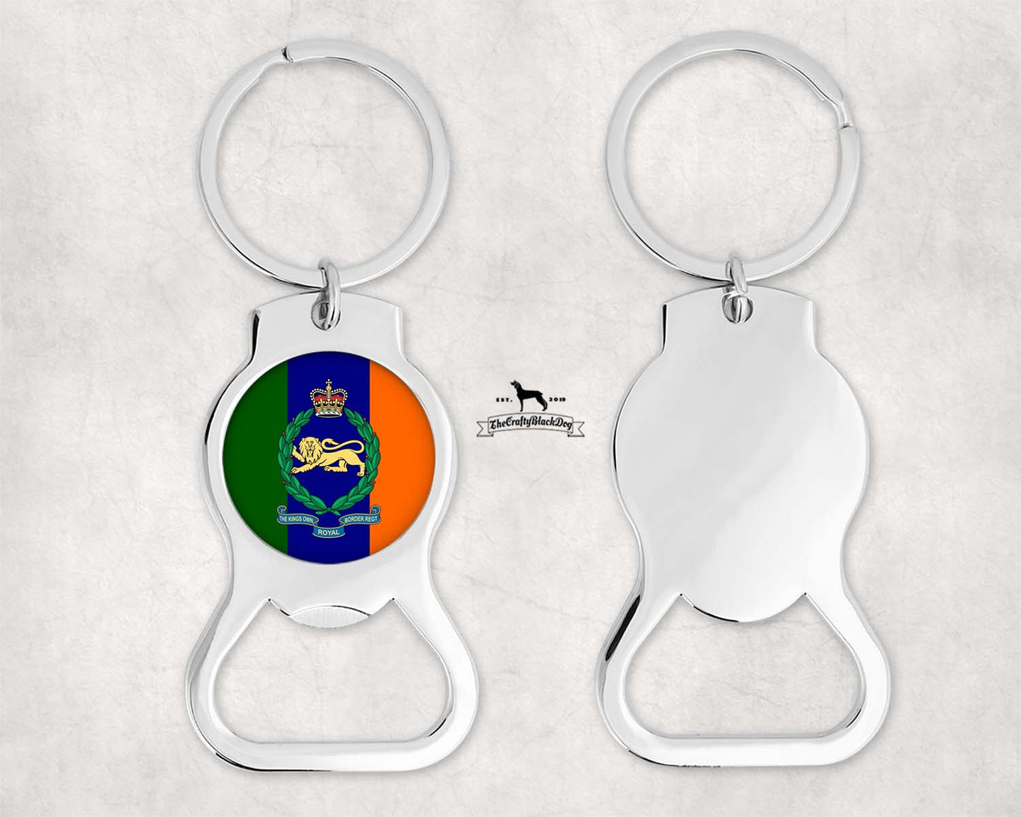 King's Own Royal Border Regiment - Bottle Opener Keyring