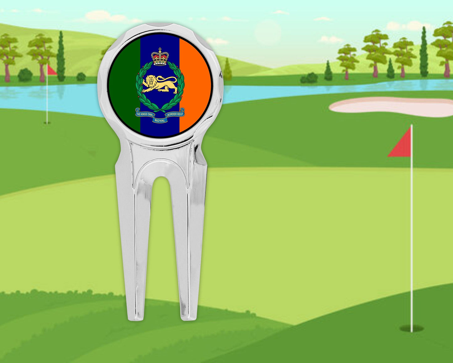 King's Own Royal Border Regiment - Golf Divot Repair Tool