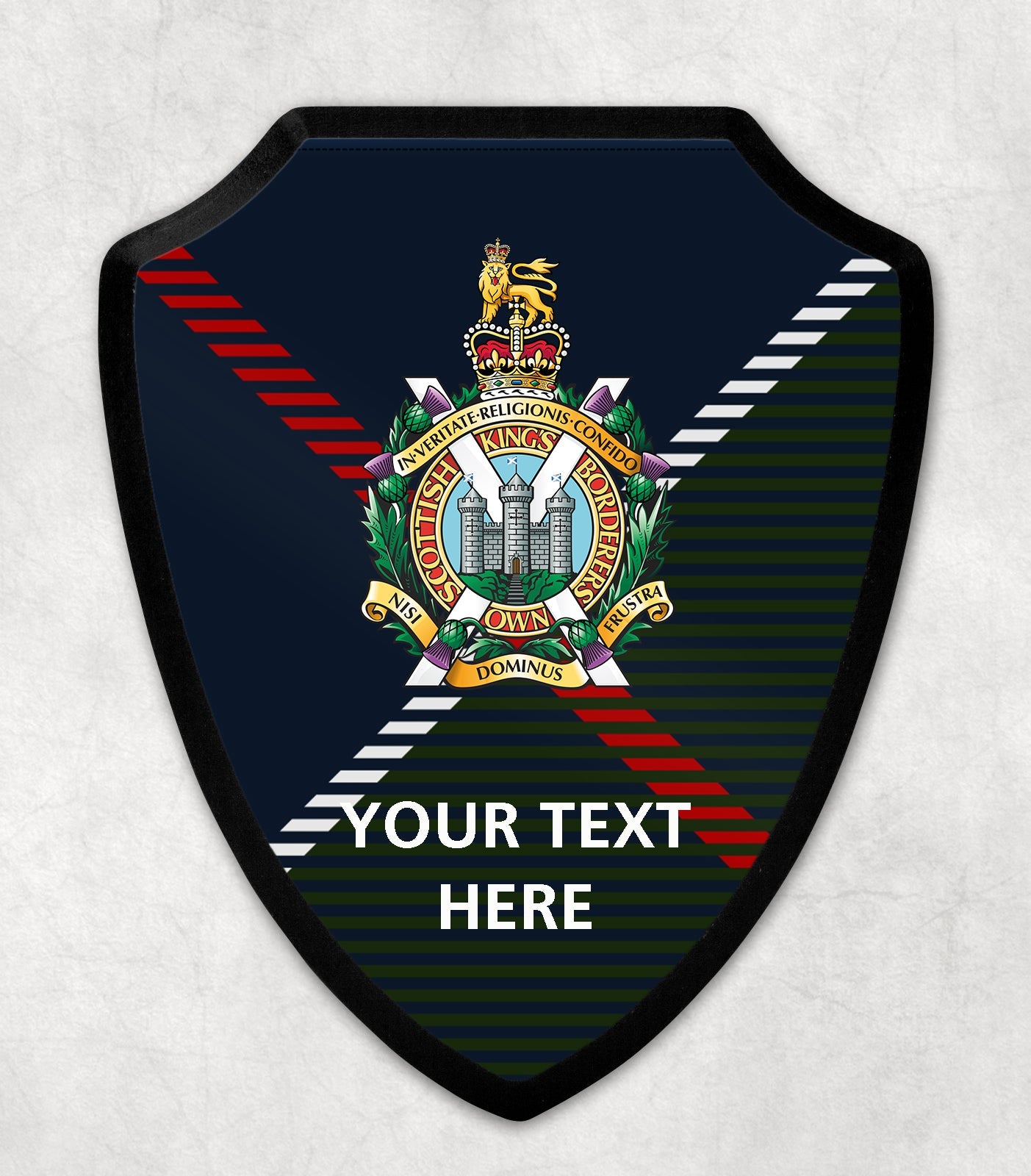 King's Own Scottish Borderers - Printed Wall Shield