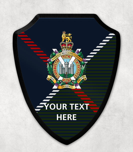 King's Own Scottish Borderers - Printed Wall Shield