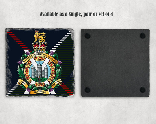 King's Own Scottish Borderers - Slate Coaster