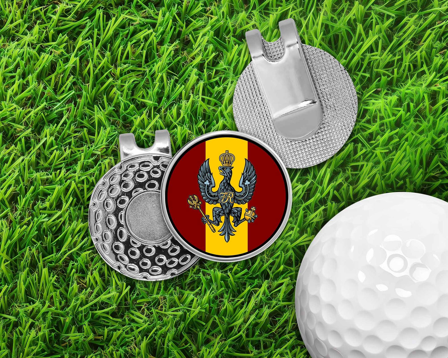 King's Royal Hussars - Golf Ball Marker Hat Clip