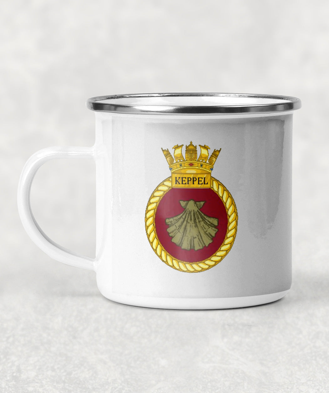 HMS Keppel - Enamel Mug