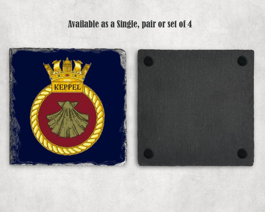 HMS Keppel - Slate Coaster