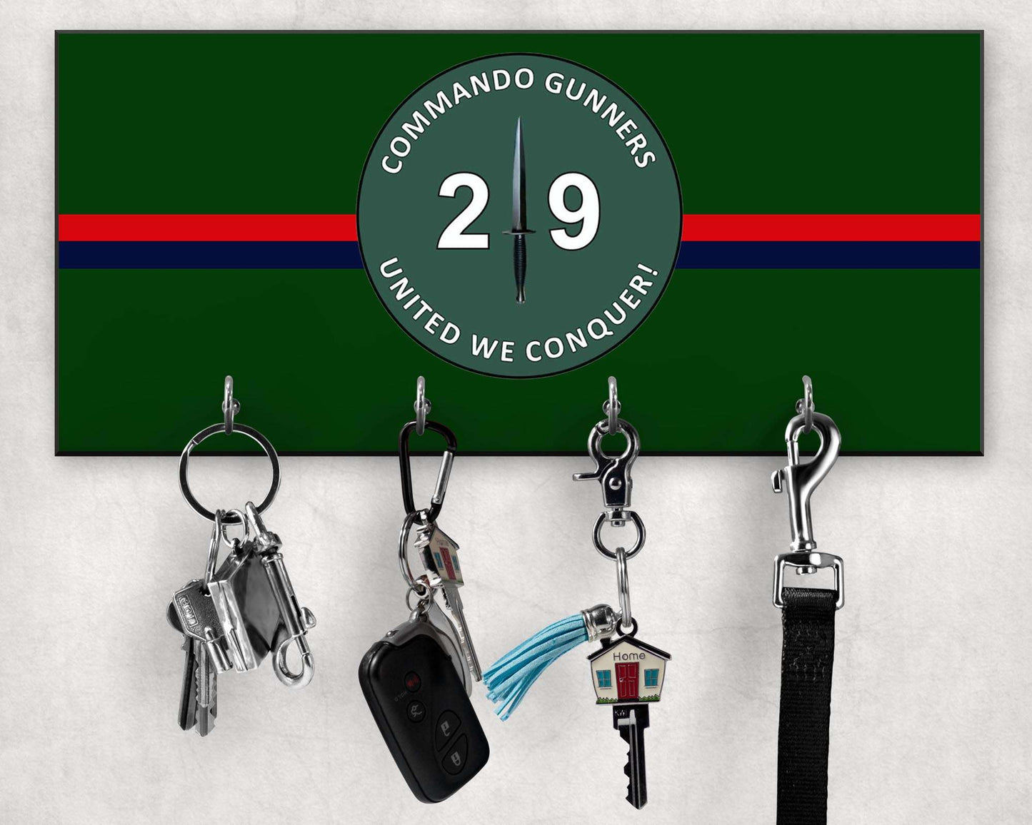 29 Commando RA - Wooden Key Holder/Hook
