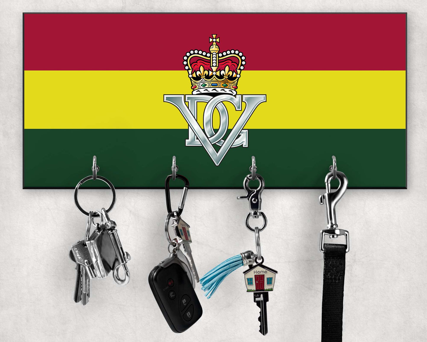 5th Royal Inniskilling Dragoon Guards - Wooden Key Holder/Hook
