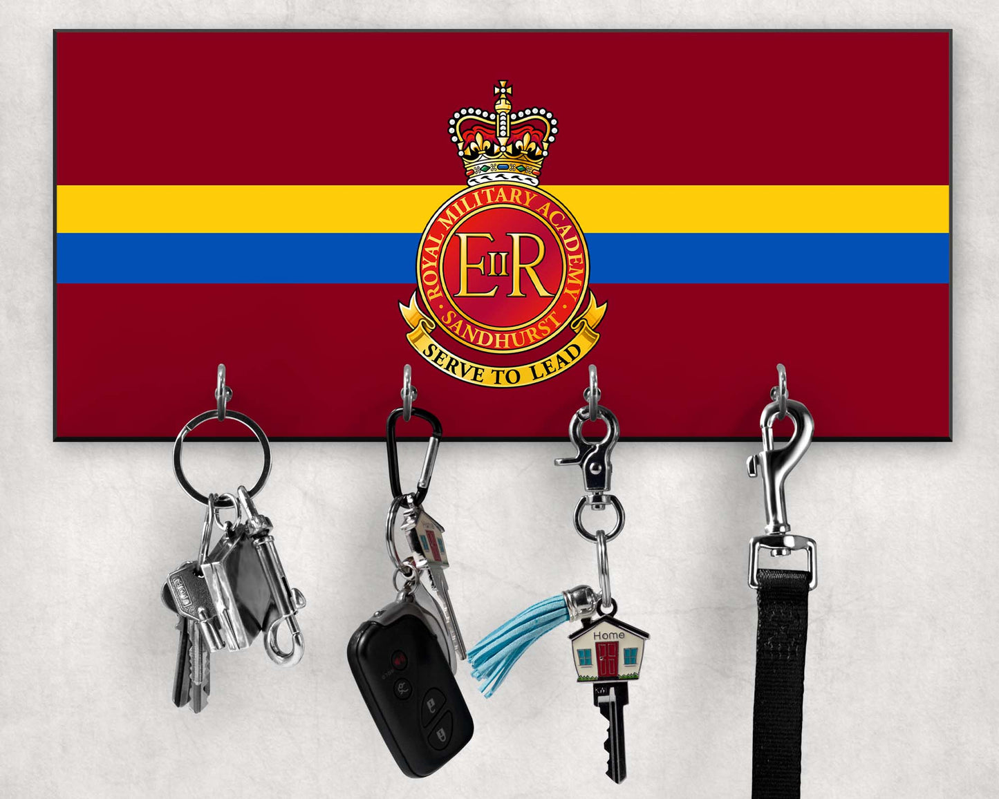 Royal Military Academy Sandhurst - Wooden Key Holder/Hook