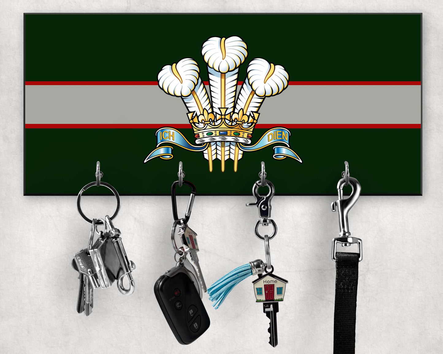 Royal Regiment of Wales - Wooden Key Holder/Hook