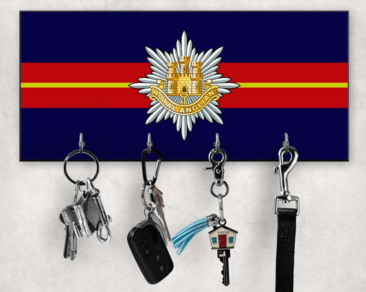 Royal Anglian Regiment - Wooden Key/Beret Hook